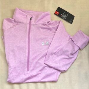 Under Armour Lavender Quarter-Zip Top